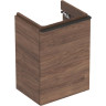 Тумба с раковиной GEBERIT SMYLE SQUARE 45 500,351.JR.1+500.222.01.1 пекан левый
